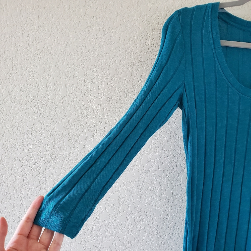 Sanctuary Ruby Ribbed Scoop Neck Tee - image 2